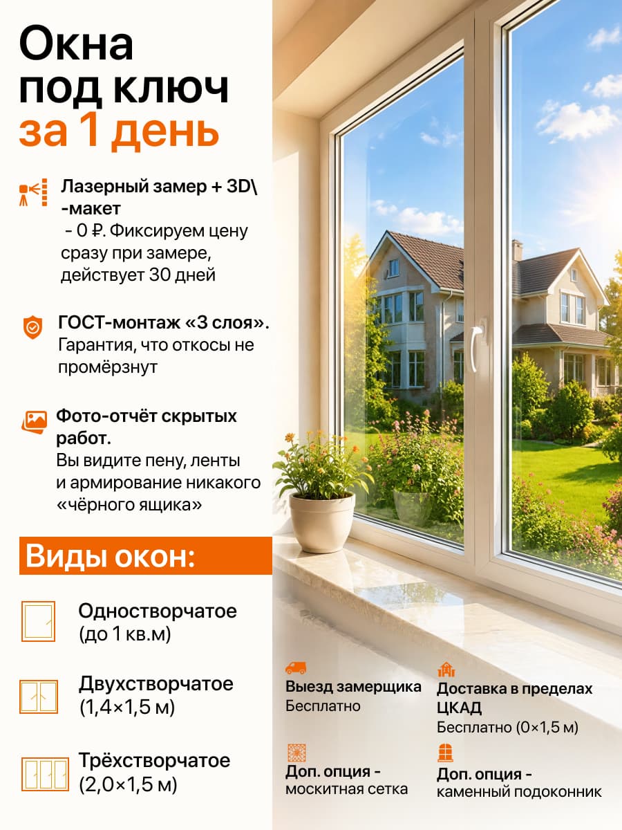 Окна под ключ