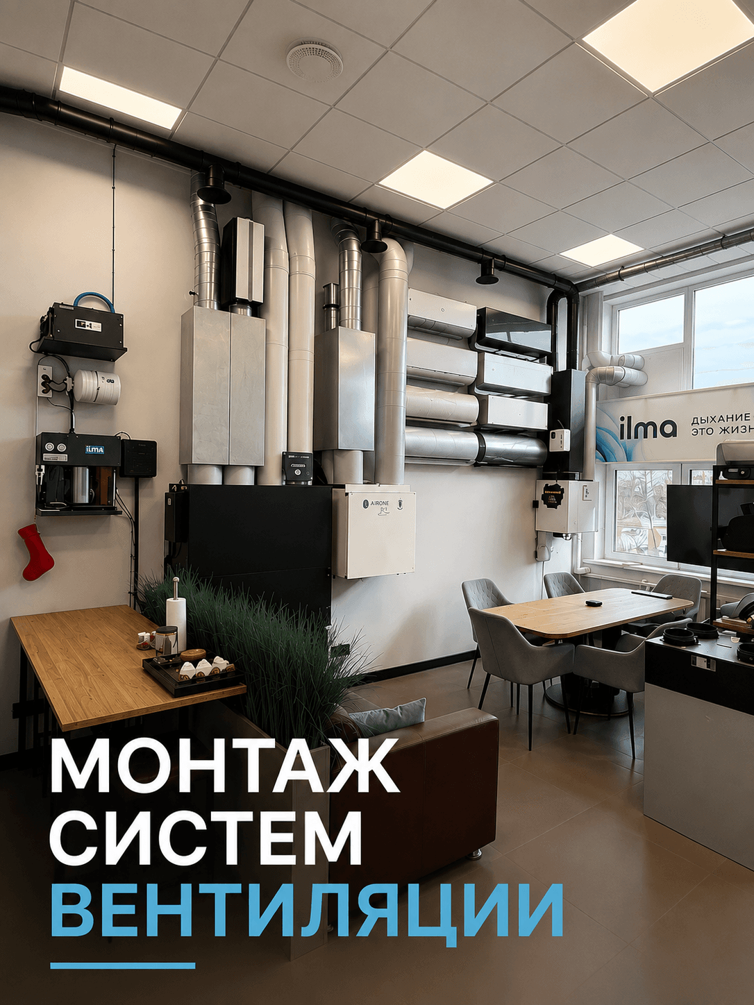 Монтаж систем вентиляции